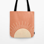 Sunrise pink Tote Bag Gallery Image 1