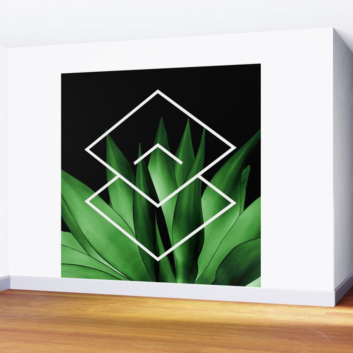 Agave geometrics III Wall Mural Gallery Image 2