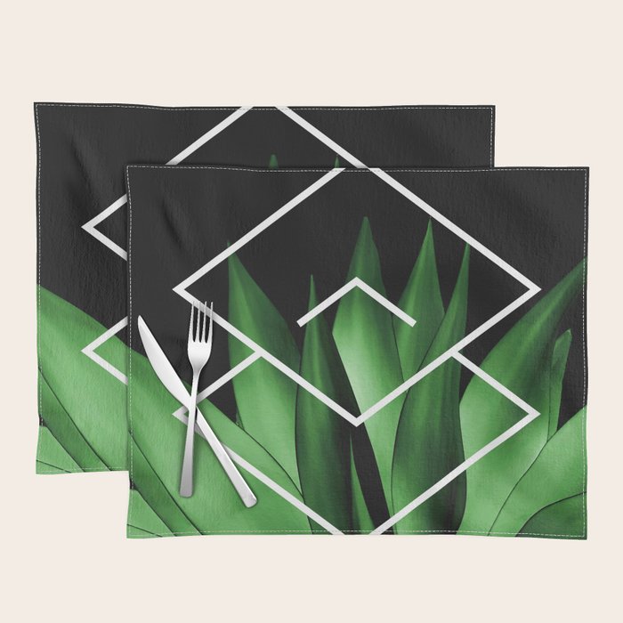 Agave geometrics III Placemat Gallery Image 1