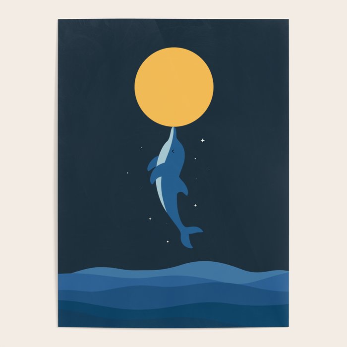 Kiss The Moon Poster