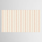 ivy stripes - cream, rust and terracotta Tablecloth Gallery Image 2