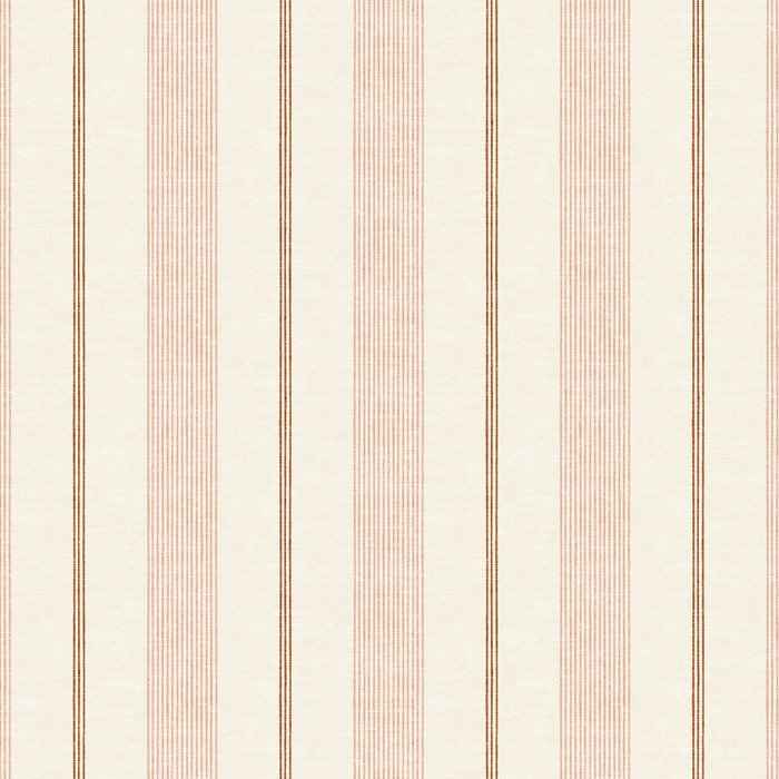 ivy stripes - cream, rust and terracotta Coffee Mug Gallery Image 2