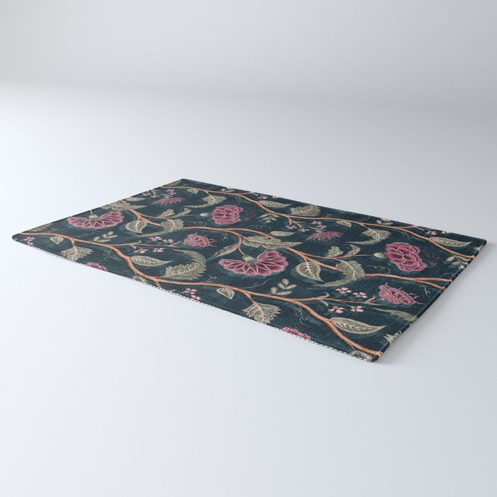 Indienne Vine - Midnight Velvet  Rug Gallery Image 3
