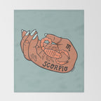 SCORPIO Throw Blanket Gallery Image 2