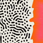 Sunset & Spots: Mid Century Abstraction Coffee Mug Gallery Image 2
