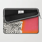 Sunset & Spots: Mid Century Abstraction Laptop Sleeve Gallery Image 2