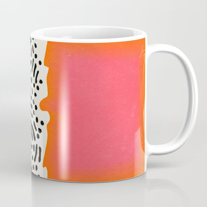Sunset & Spots: Mid Century Abstraction Coffee Mug Gallery Image 1