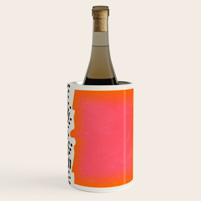 Sunset & Spots: Mid Century Abstraction Wine Chiller Gallery Image 3
