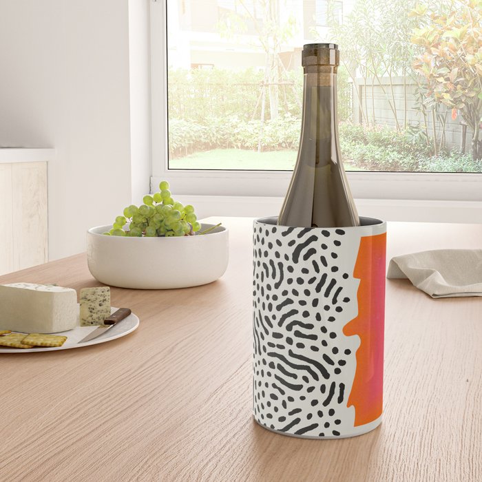 Sunset & Spots: Mid Century Abstraction Wine Chiller Gallery Image 4