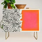 Sunset & Spots: Mid Century Abstraction Credenza Gallery Image 1