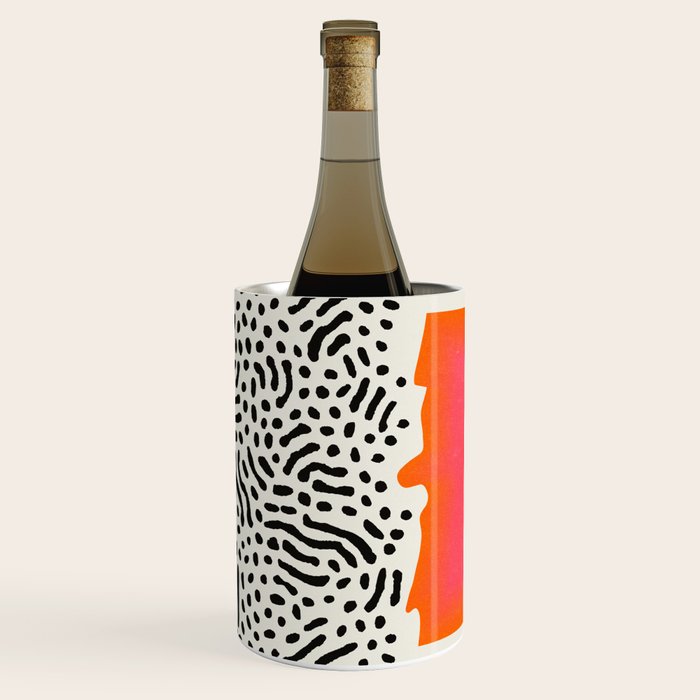 Sunset & Spots: Mid Century Abstraction Wine Chiller Gallery Image 1