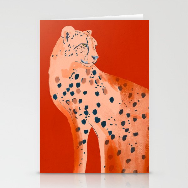 Cheetah 17 Stationery Card Gallery Image 2