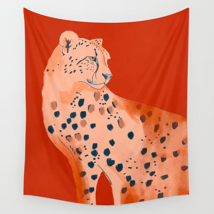 Cheetah 17 Wall Tapestry Gallery Image 4