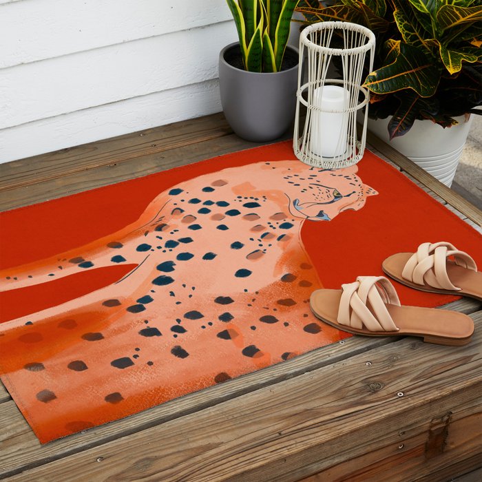 Cheetah 17 Outdoor Rug Gallery Image 2