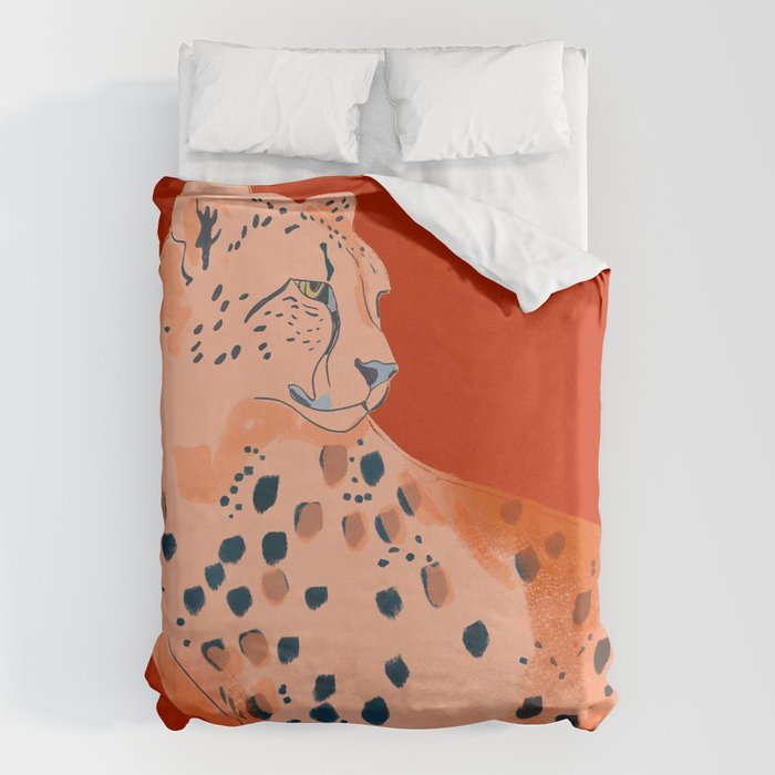 Cheetah 17 Duvet Cover Gallery Image 1
