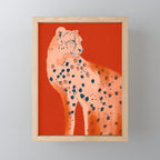 Cheetah 17 Mini Art Print Gallery Image 1