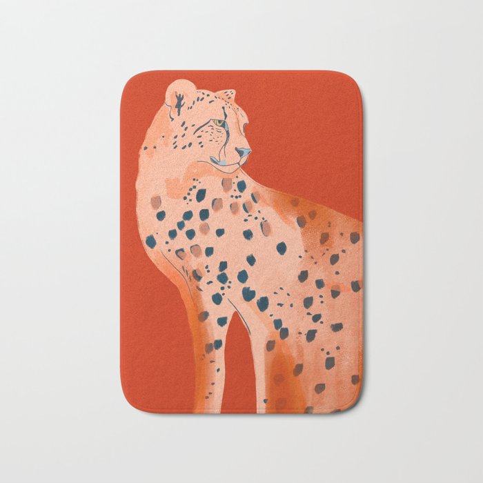 Cheetah 17 Bath Mat Gallery Image 1