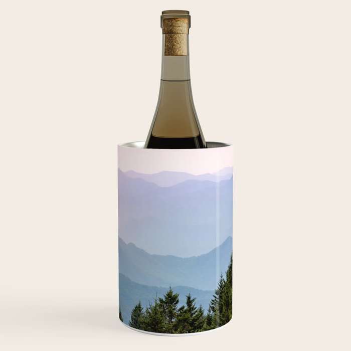 Smoky Mountain Pastel Sunset II Wine Chiller Gallery Image 3
