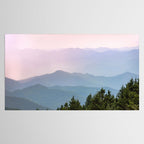 Smoky Mountain Pastel Sunset II Tablecloth Gallery Image 2