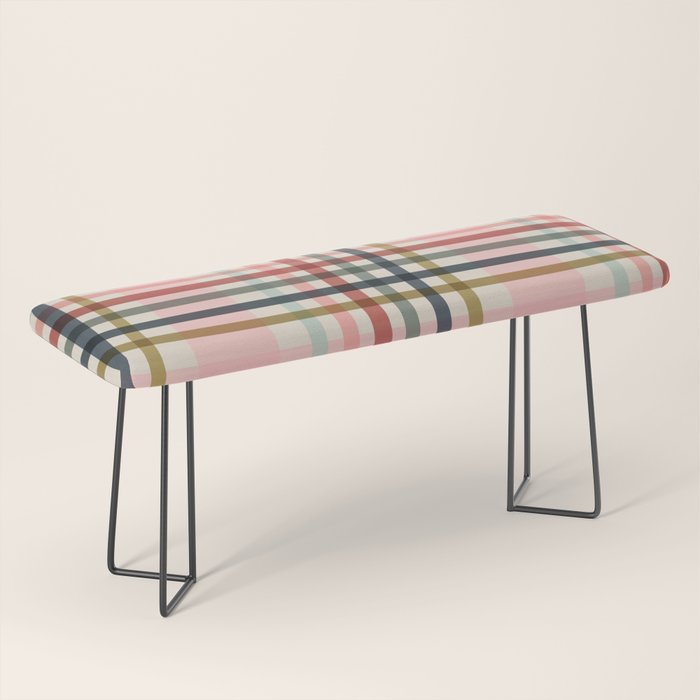 Modern Pastel Grid B Bench Gallery Image 1