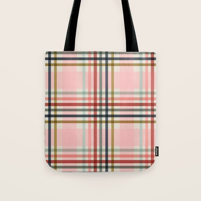 Modern Pastel Grid B Tote Bag Gallery Image 1