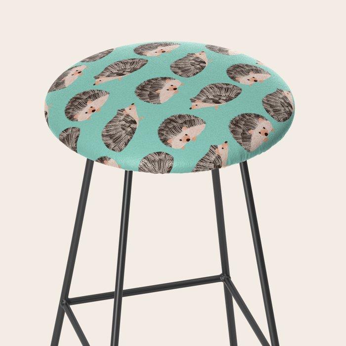 Hedgehog Turquoise Stool Gallery Image 2