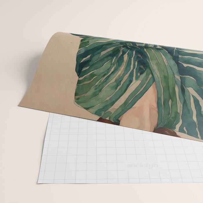 Figurative Illustration Woman Wrapping Paper Gallery Image 2