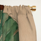 Figurative Illustration Woman Window Curtain Gallery Image 2