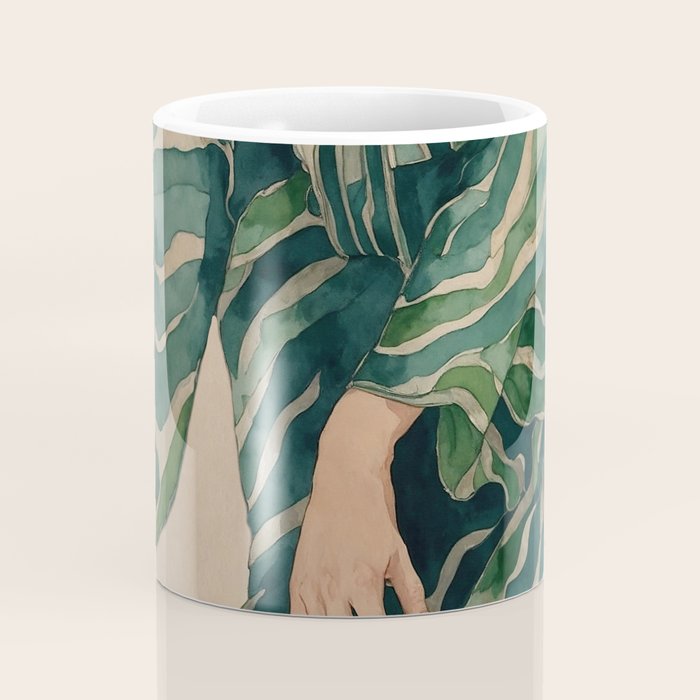 Figurative Illustration Woman Coffee Mug Gallery Image 4