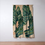 Figurative Illustration Woman Window Curtain Gallery Image 3