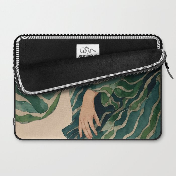 Figurative Illustration Woman Laptop Sleeve Gallery Image 2