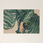 Figurative Illustration Woman Welcome Mat Gallery Image 1
