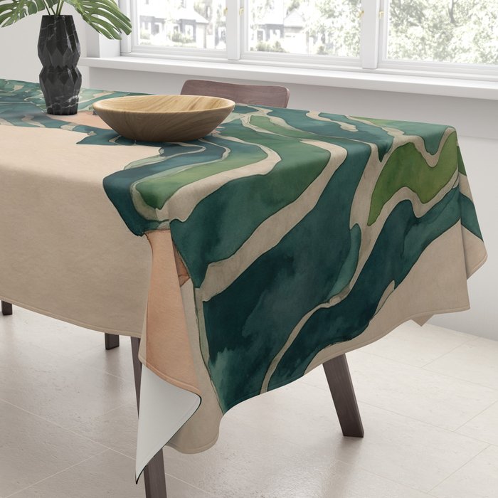 Figurative Illustration Woman Tablecloth Gallery Image 3