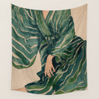 Figurative Illustration Woman Wall Tapestry Gallery Image 4