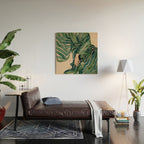 Figurative Illustration Woman Wood Wall Art Gallery Image 2