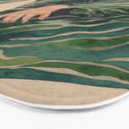 Figurative Illustration Woman Bath Mat Gallery Image 3