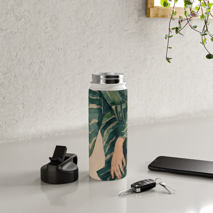 Figurative Illustration Woman Water Bottle Gallery Image 4