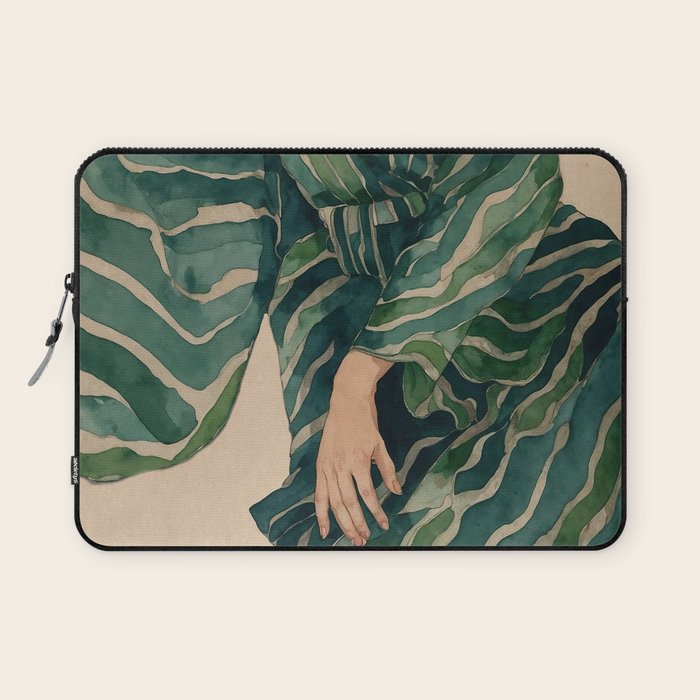 Figurative Illustration Woman Laptop Sleeve Gallery Image 1