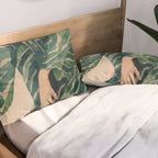 Figurative Illustration Woman Pillow Sham Gallery Image 2