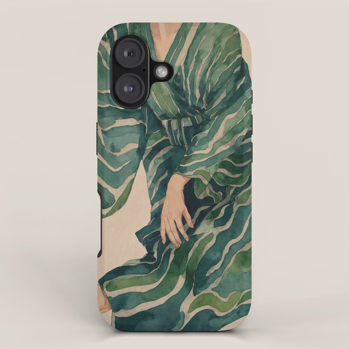 Figurative Illustration Woman iPhone Case Gallery Image 1