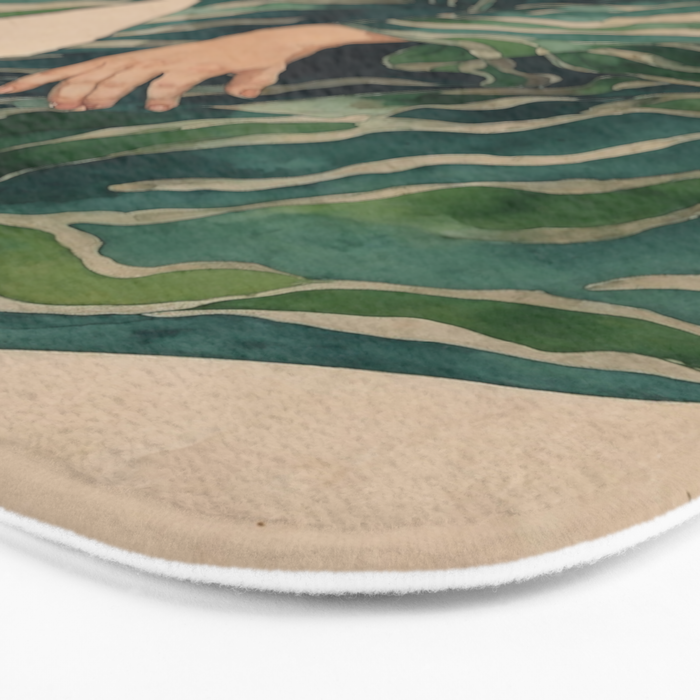 Figurative Illustration Woman Bath Mat Gallery Image 3