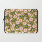 Pink and Green Floral Dream  Laptop Sleeve Gallery Image 1