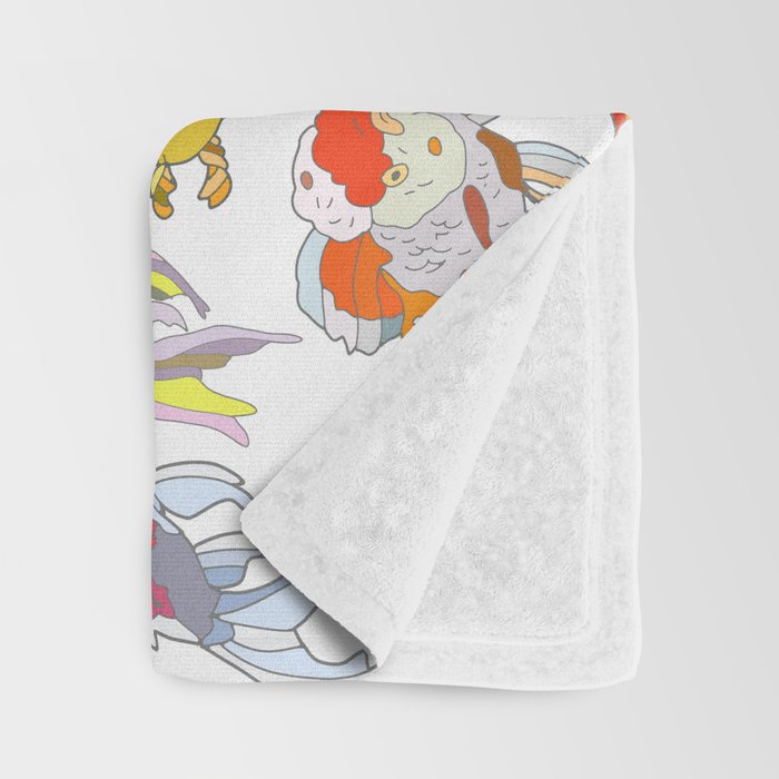 FISH FISH FISH Throw Blanket Gallery Image 3