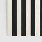 Broad Stripe - black and alabaster Poster Gallery Image 3