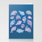Sea cow (Sirenians) Stationery Card Gallery Image 2
