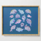 Sea cow (Sirenians) Serving Tray Gallery Image 1