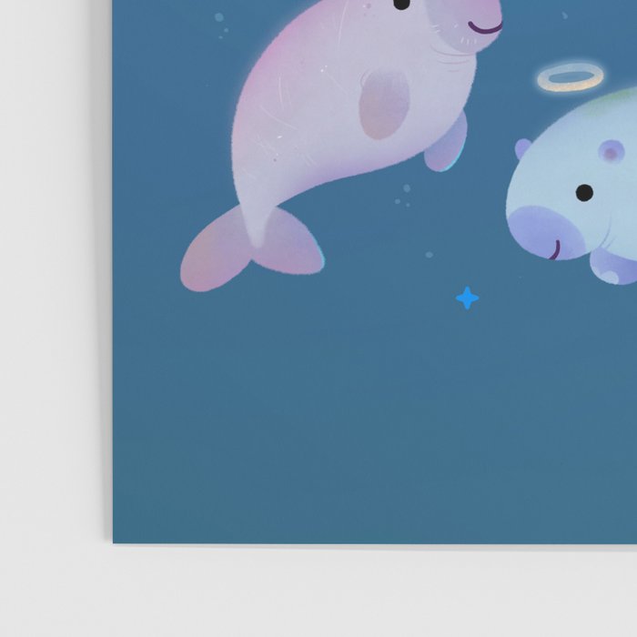 Sea cow (Sirenians) Poster Gallery Image 3