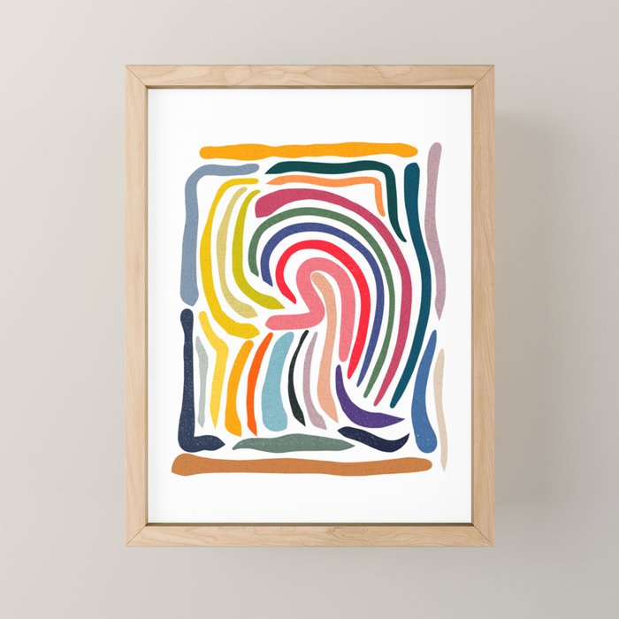 Whorl Mini Art Print Gallery Image 1
