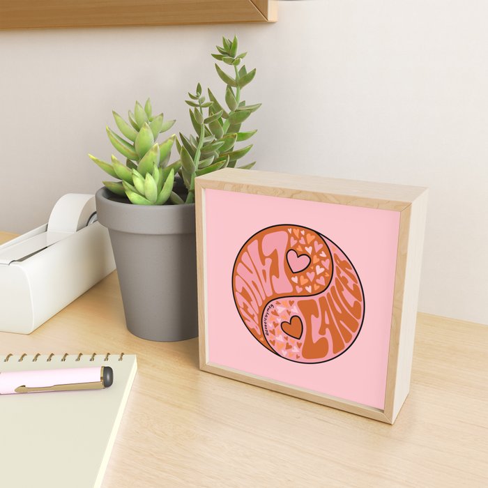Cancer Yin Yang Mini Art Print Gallery Image 2