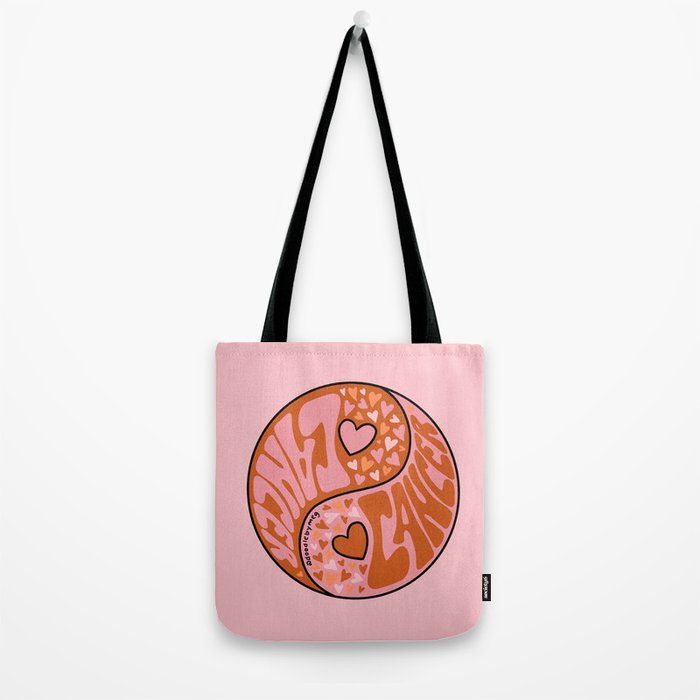 Cancer Yin Yang Tote Bag Gallery Image 2
